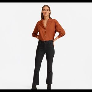 Everlane kick crop jeans